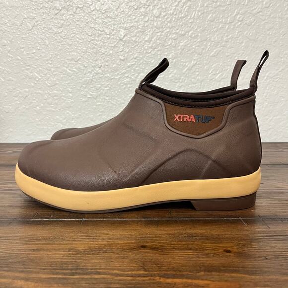 XTRATUF II Neoprene Fishing Boots Mens Size 9 Brown